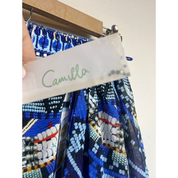 Camilla Blue Asymmetrical Skirt NWT - Picture 10 of 14